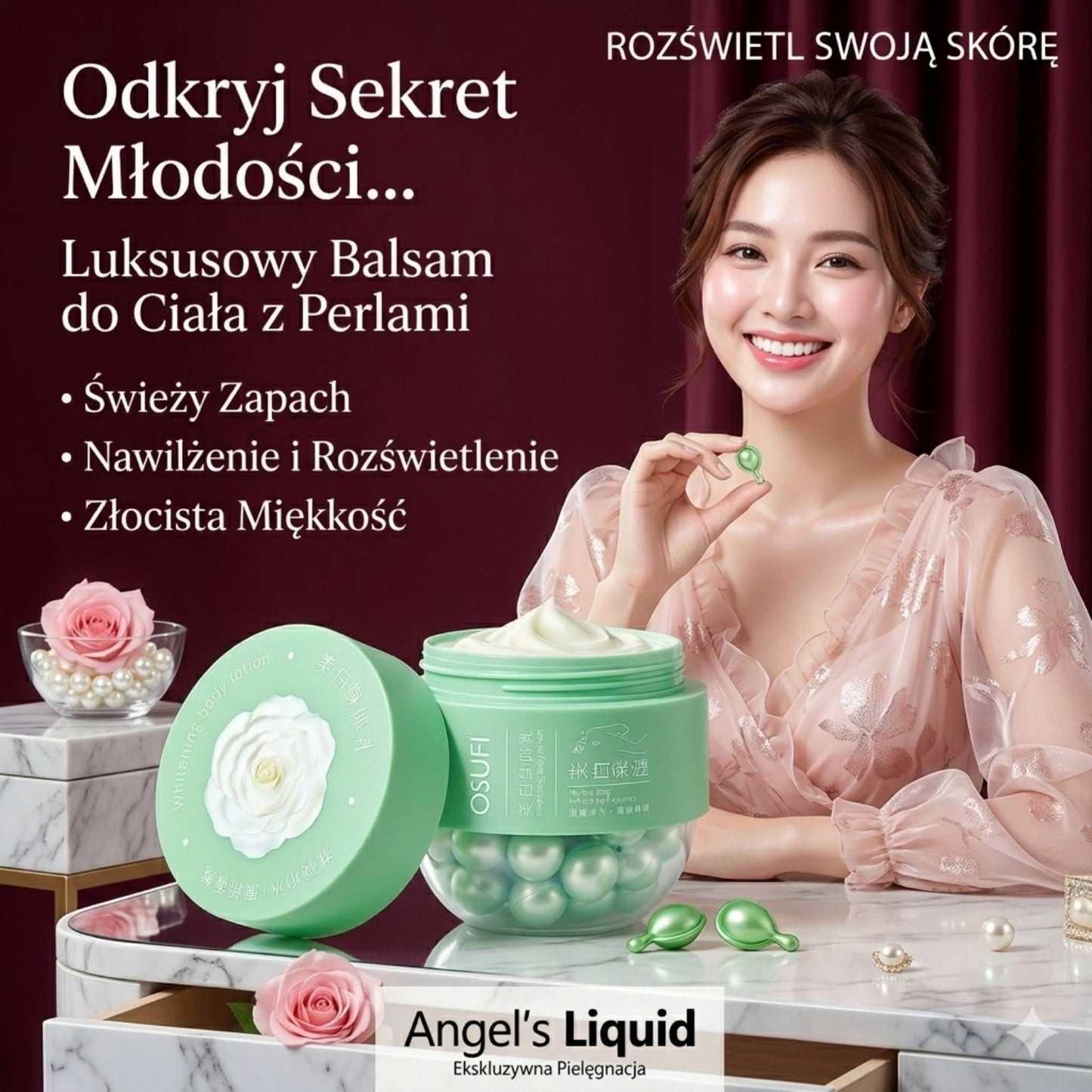 BALSAM DO CIAŁA Z PERŁAMI