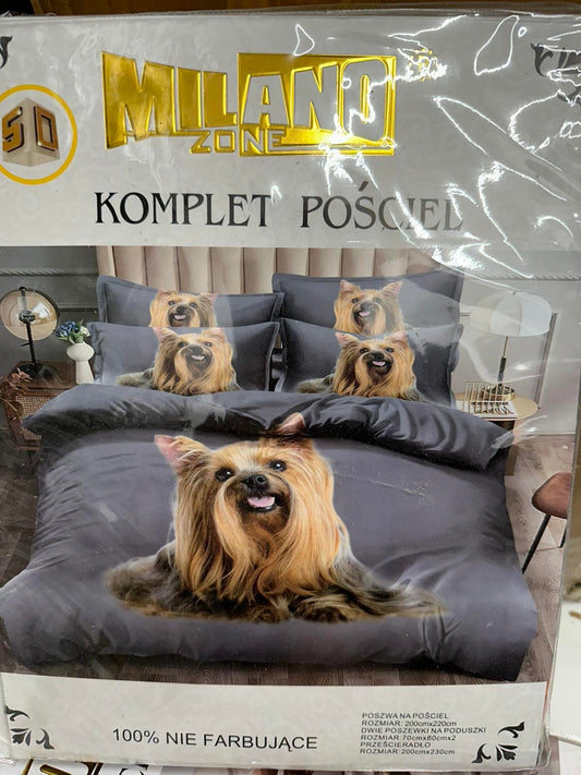KOMPLET POŚCIELI 4 CZĘŚCIOWY W ROZMIARZE 200/2200