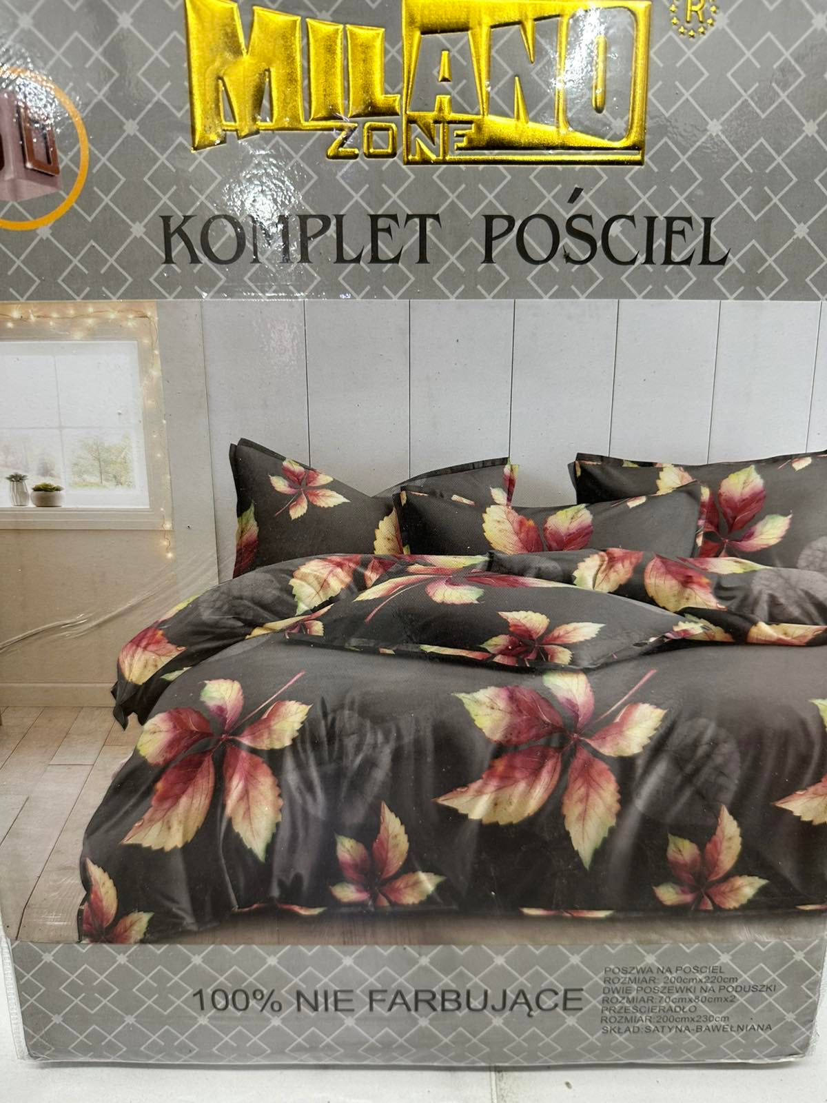 KOMPLET POŚCIELI 4 CZĘŚCIOWY W ROZMIARZE 200/2200