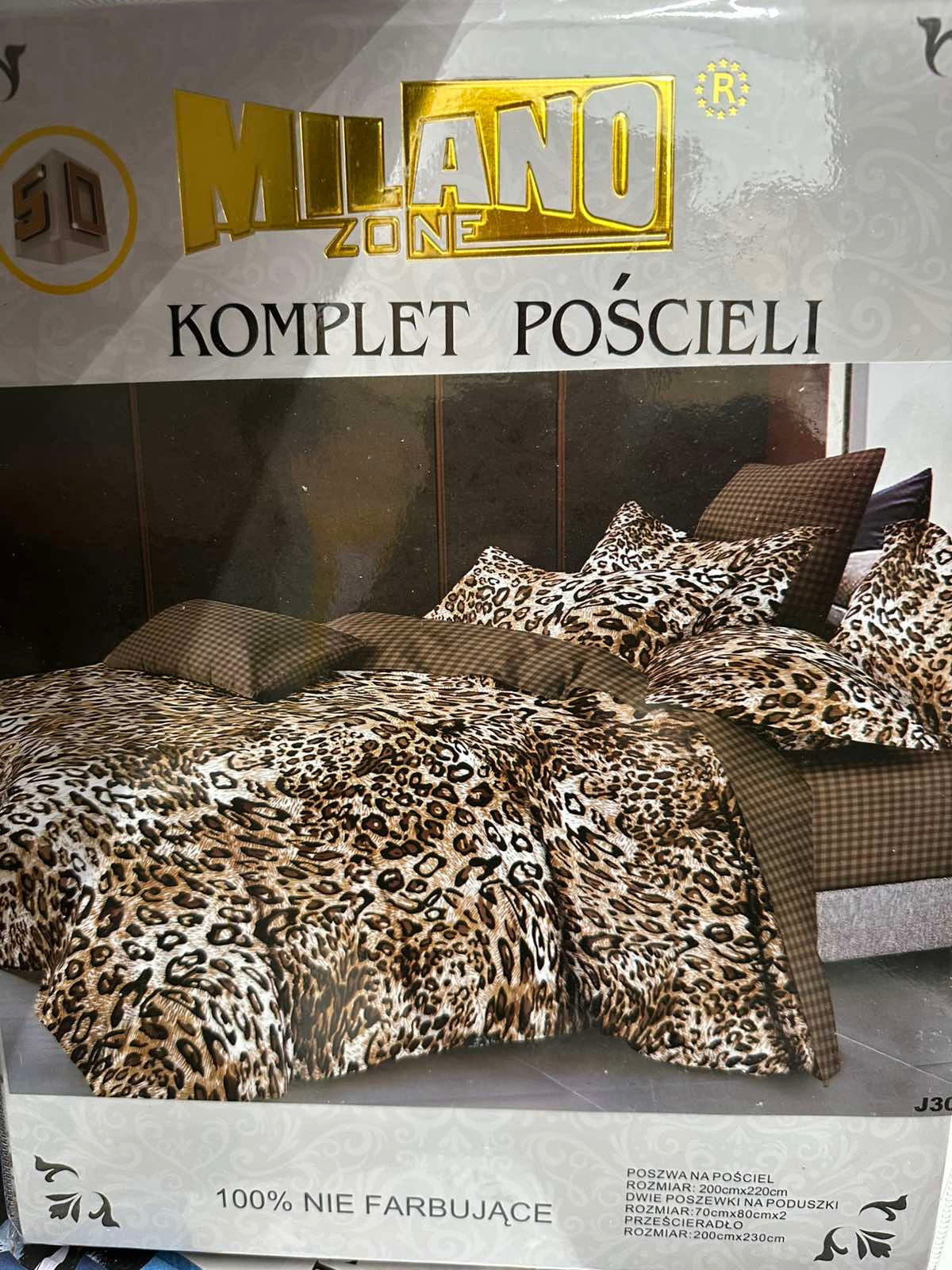 KOMPLET POŚCIELI 4 CZĘŚCIOWY W ROZMIARZE 200/2200