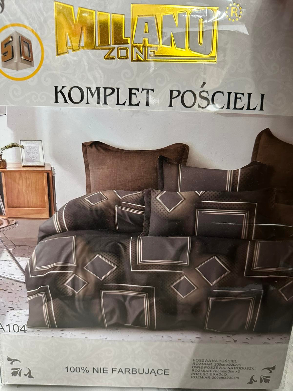 KOMPLET POŚCIELI 4 CZĘŚCIOWY W ROZMIARZE 200/2200