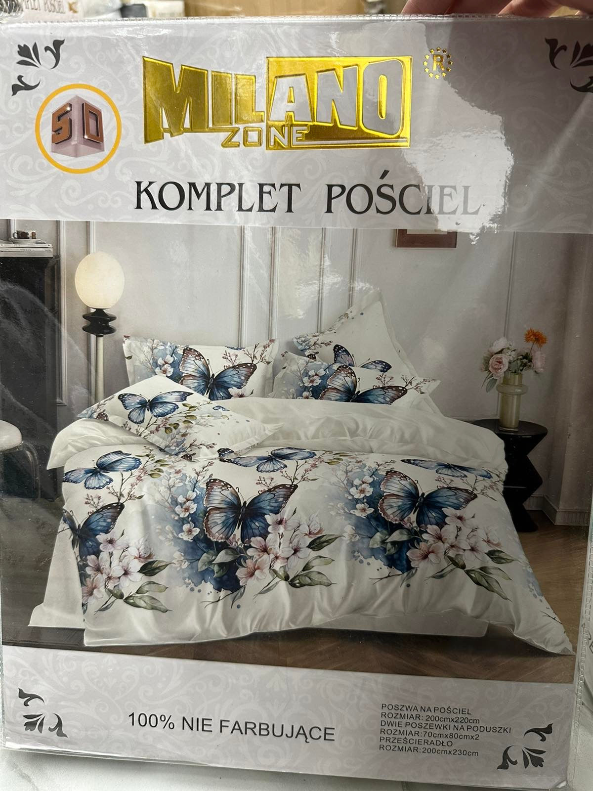 KOMPLET POŚCIELI 4 CZĘŚCIOWY W ROZMIARZE 200/2200