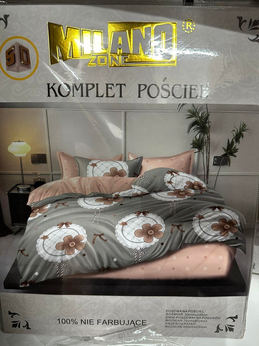 KOMPLET POŚCIELI 4 CZĘŚCIOWY W ROZMIARZE 200/2200