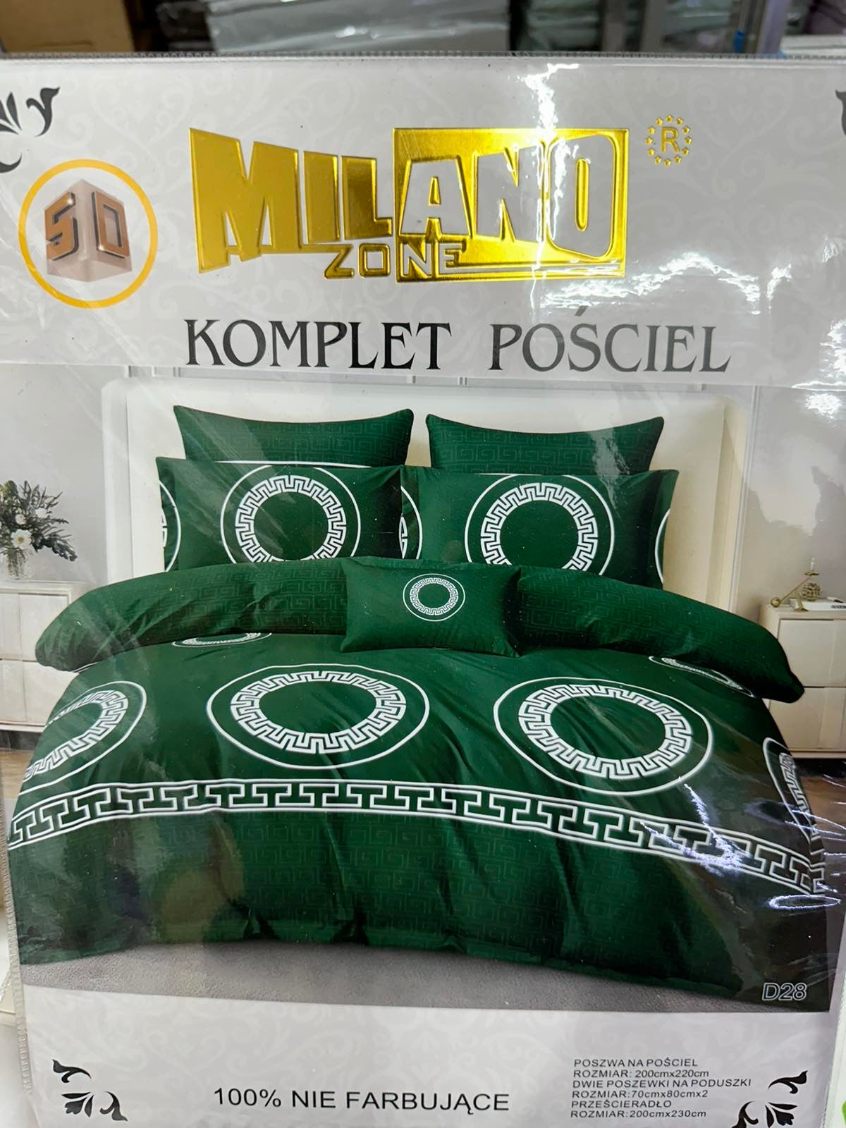KOMPLET POŚCIELI 4 CZĘŚCIOWY W ROZMIARZE 200/2200