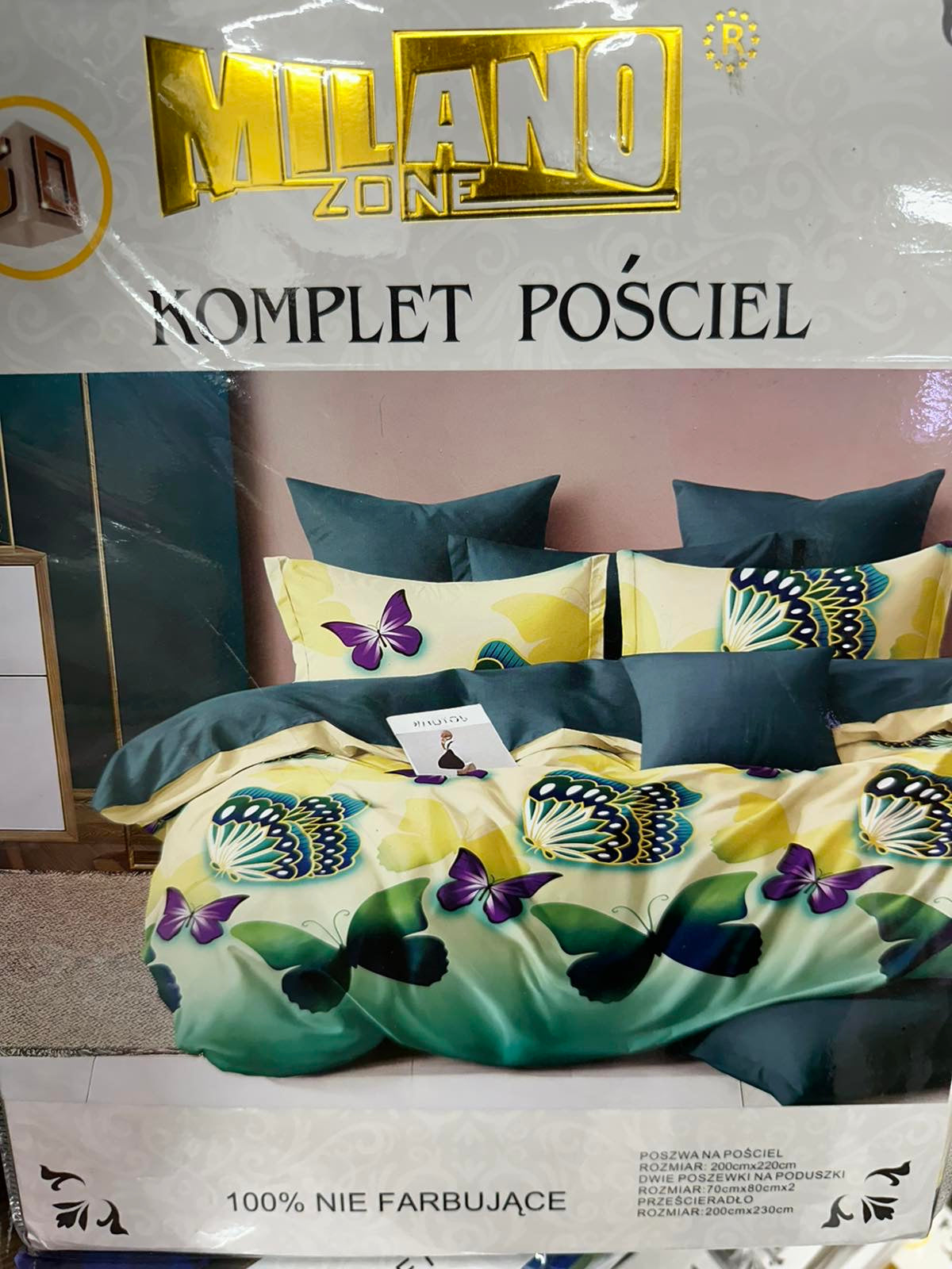 KOMPLET POŚCIELI 4 CZĘŚCIOWY W ROZMIARZE 200/2200