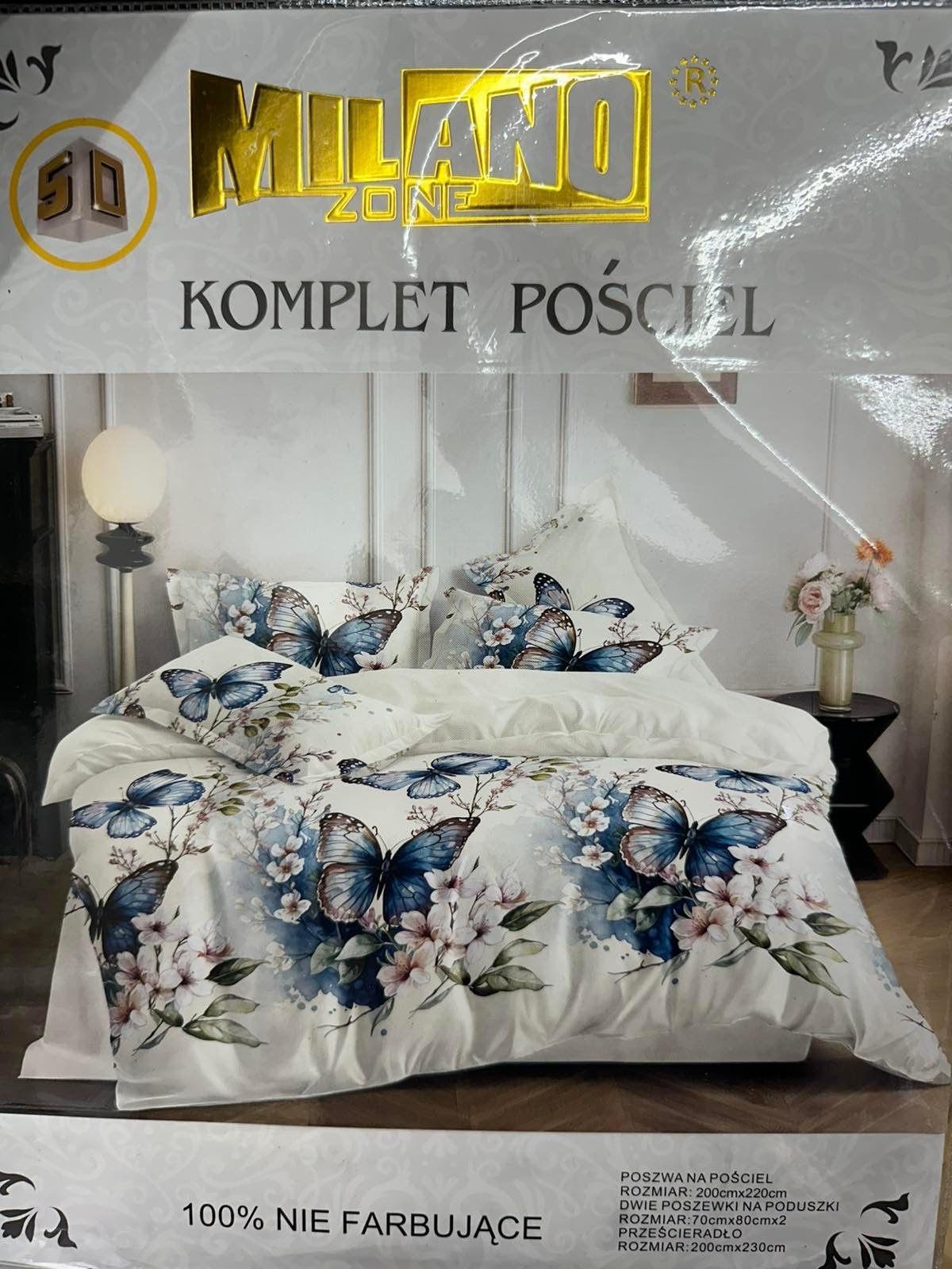 KOMPLET POŚCIELI 4 CZĘŚCIOWY W ROZMIARZE 200/2200