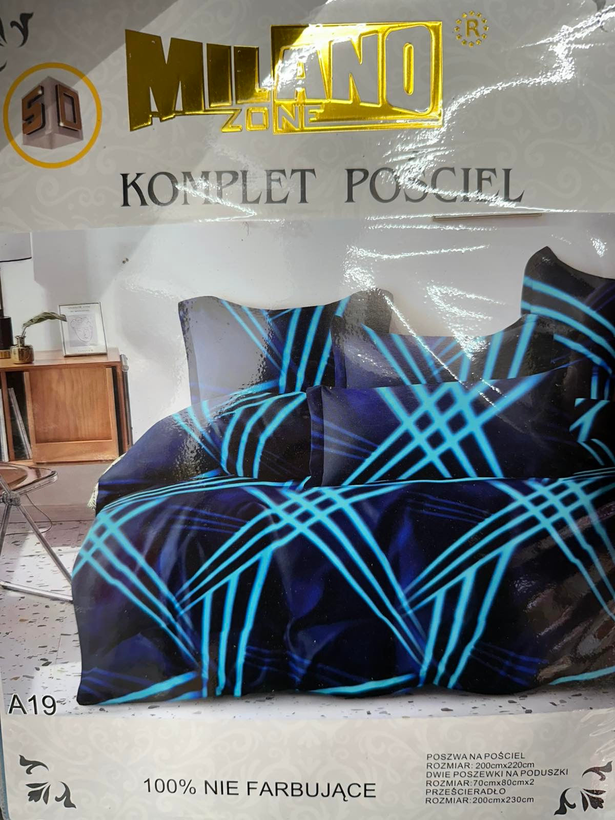 KOMPLET POŚCIELI 4 CZĘŚCIOWY W ROZMIARZE 200/2200