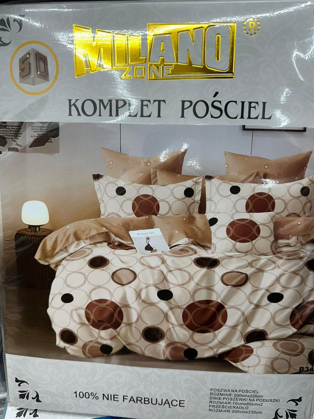 KOMPLET POŚCIELI 4 CZĘŚCIOWY W ROZMIARZE 200/2200
