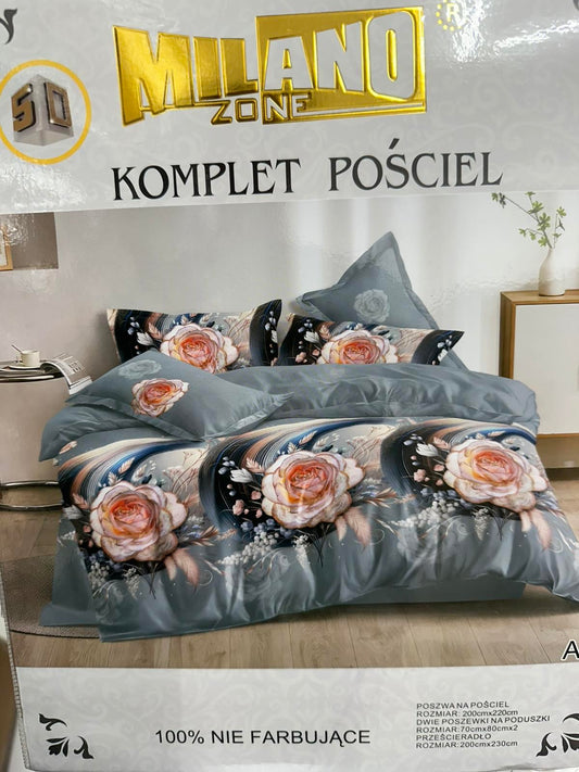 KOMPLET POŚCIELI 4 CZĘŚCIOWY W ROZMIARZE 200/2200