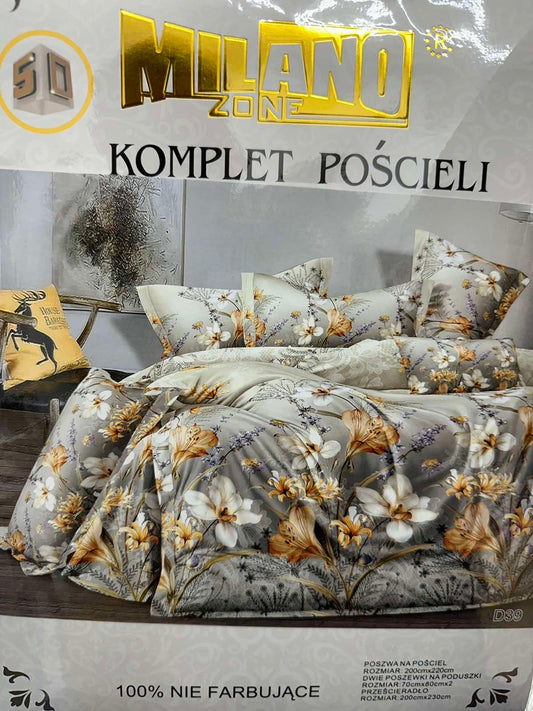 KOMPLET POŚCIELI 4 CZĘŚCIOWY W ROZMIARZE 200/2200