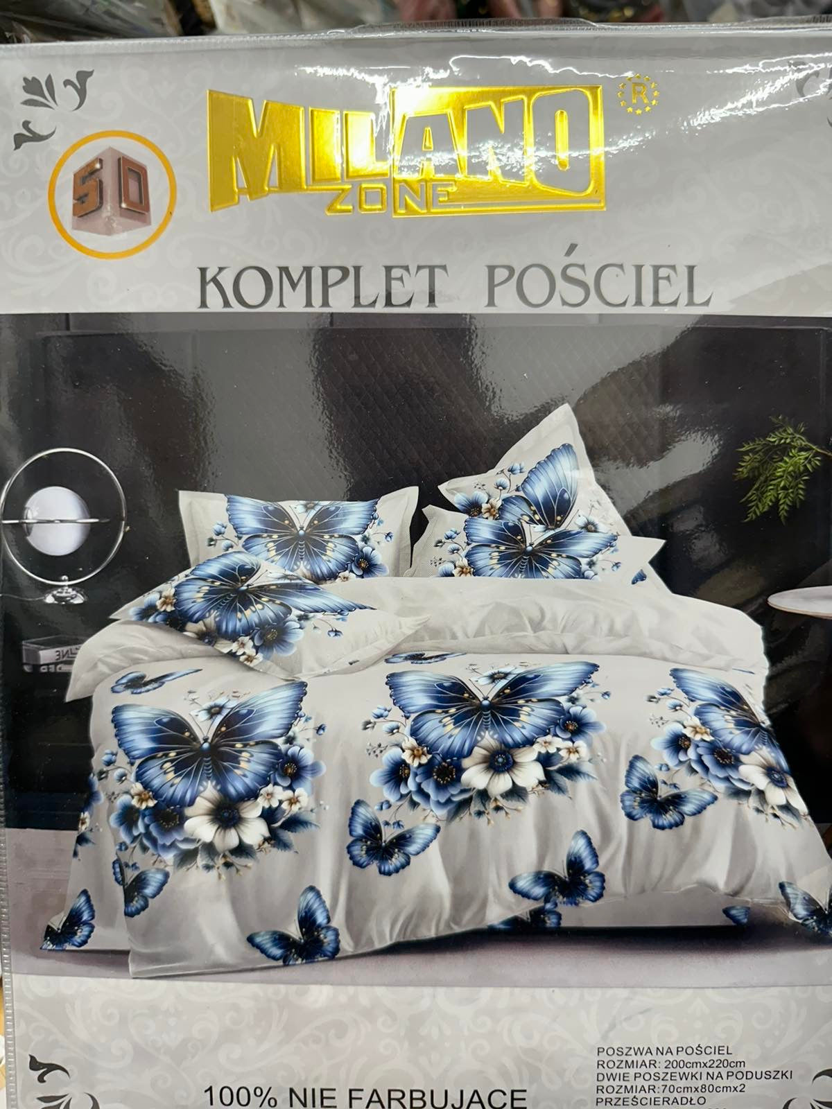 KOMPLET POŚCIELI 4 CZĘŚCIOWY W ROZMIARZE 200/2200