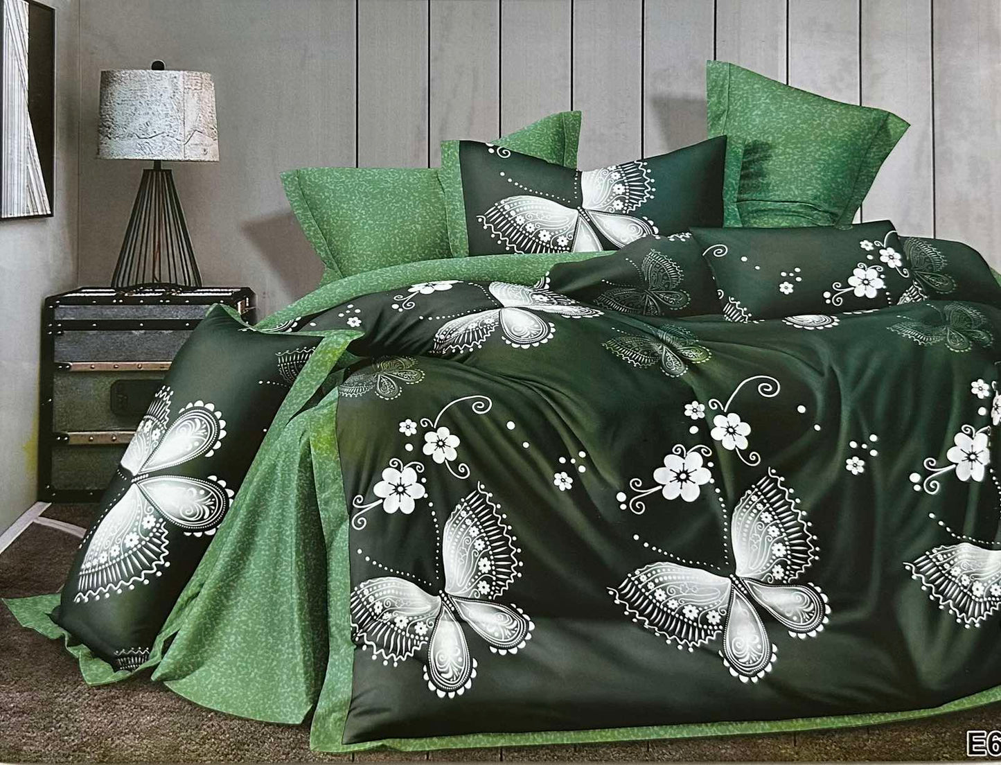 KOMPLET POŚCIELI 5D 100% SATYNA-BAWEŁNA "MILANO" 4CZ