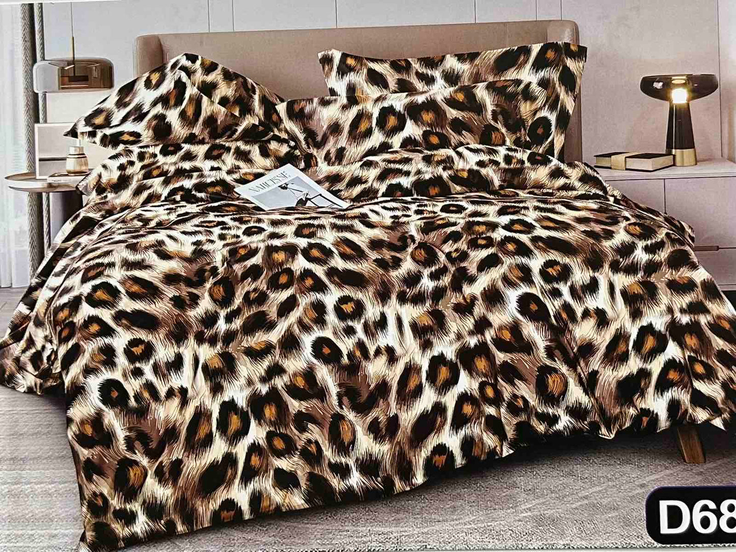 KOMPLET POŚCIELI 5D 100% SATYNA-BAWEŁNA "MILANO" 4CZ