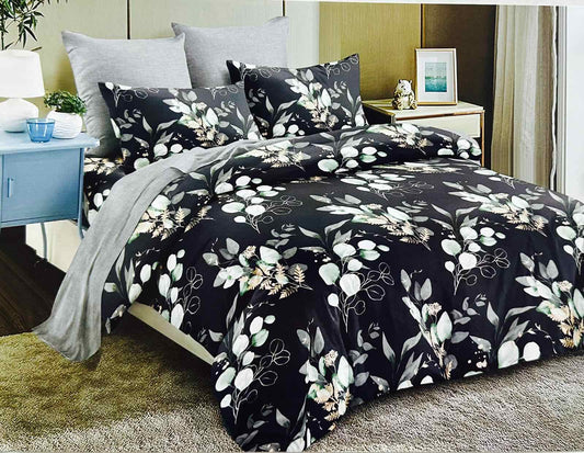 KOMPLET POŚCIELI 5D 100% SATYNA-BAWEŁNA "MILANO" 4CZ