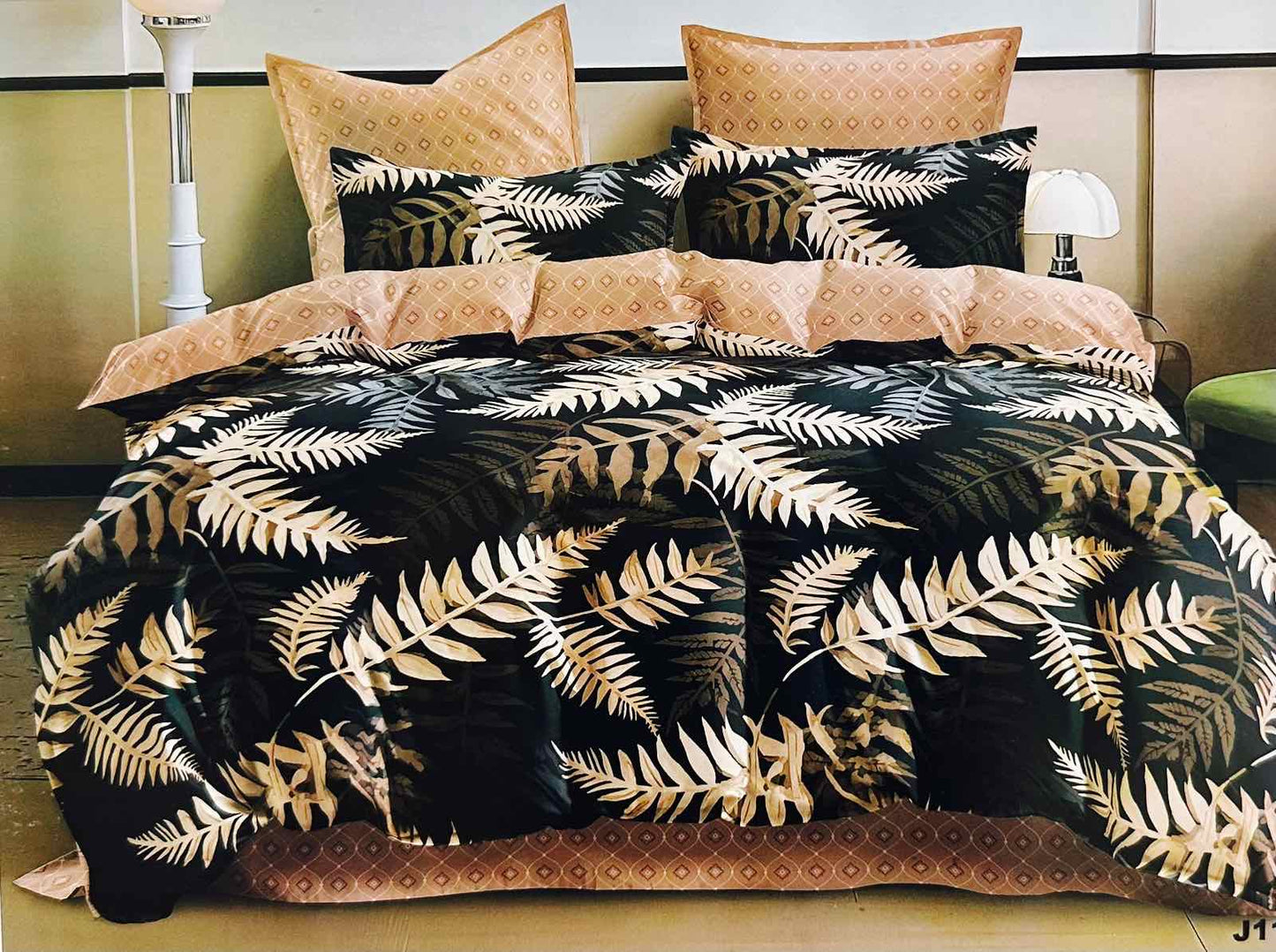 KOMPLET POŚCIELI 5D 100% SATYNA-BAWEŁNA "MILANO" 4CZ