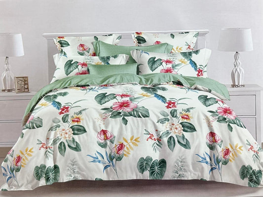 KOMPLET POŚCIELI 5D 100% SATYNA-BAWEŁNA "MILANO" 4CZ