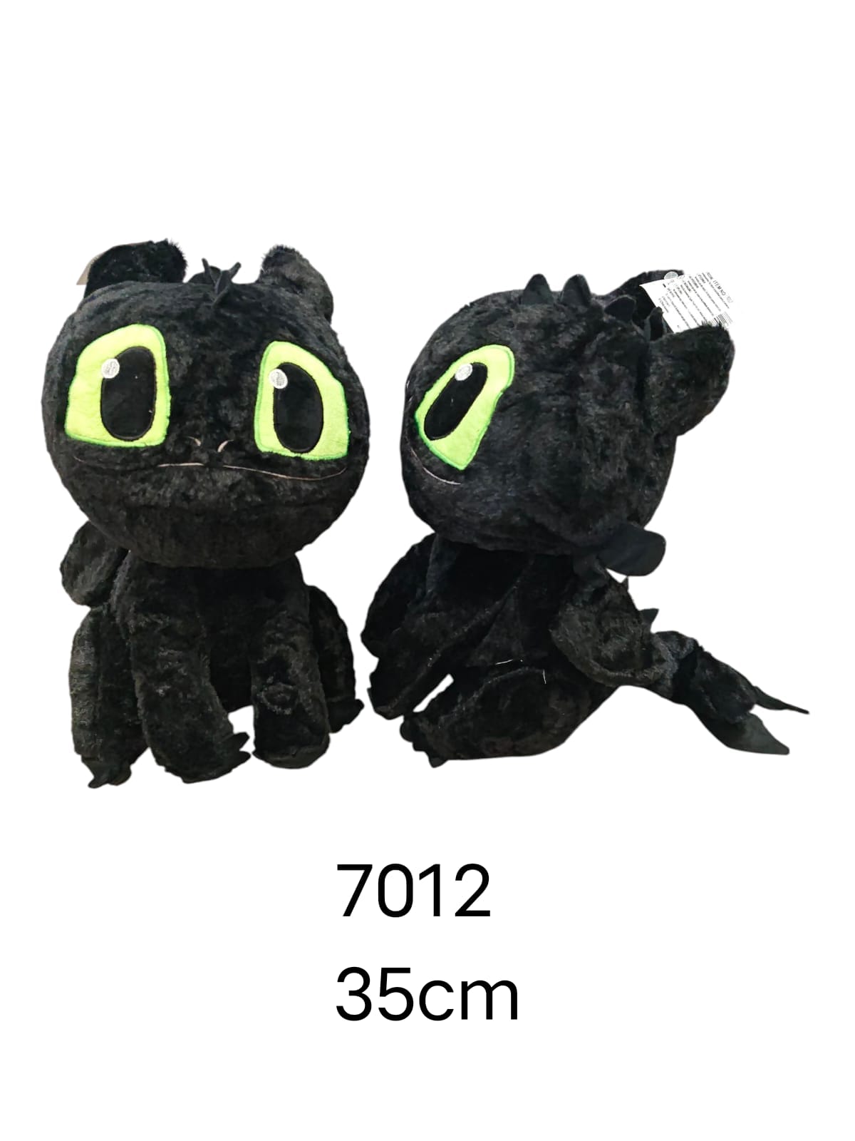 MASKOTKA CZARNY SMOK 35 CM