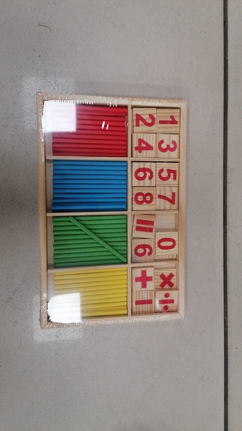 ZABAWKA EDUKACJA DREWNIANA NAUKI LICZENIA 23 x 15 CM