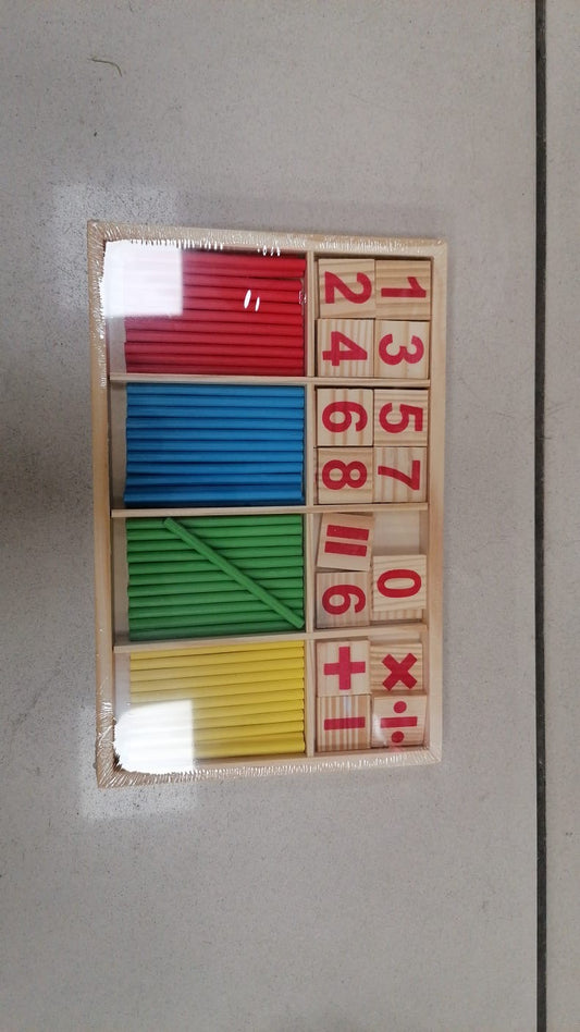 ZABAWKA EDUKACJA DREWNIANA NAUKI LICZENIA 23 x 15 CM