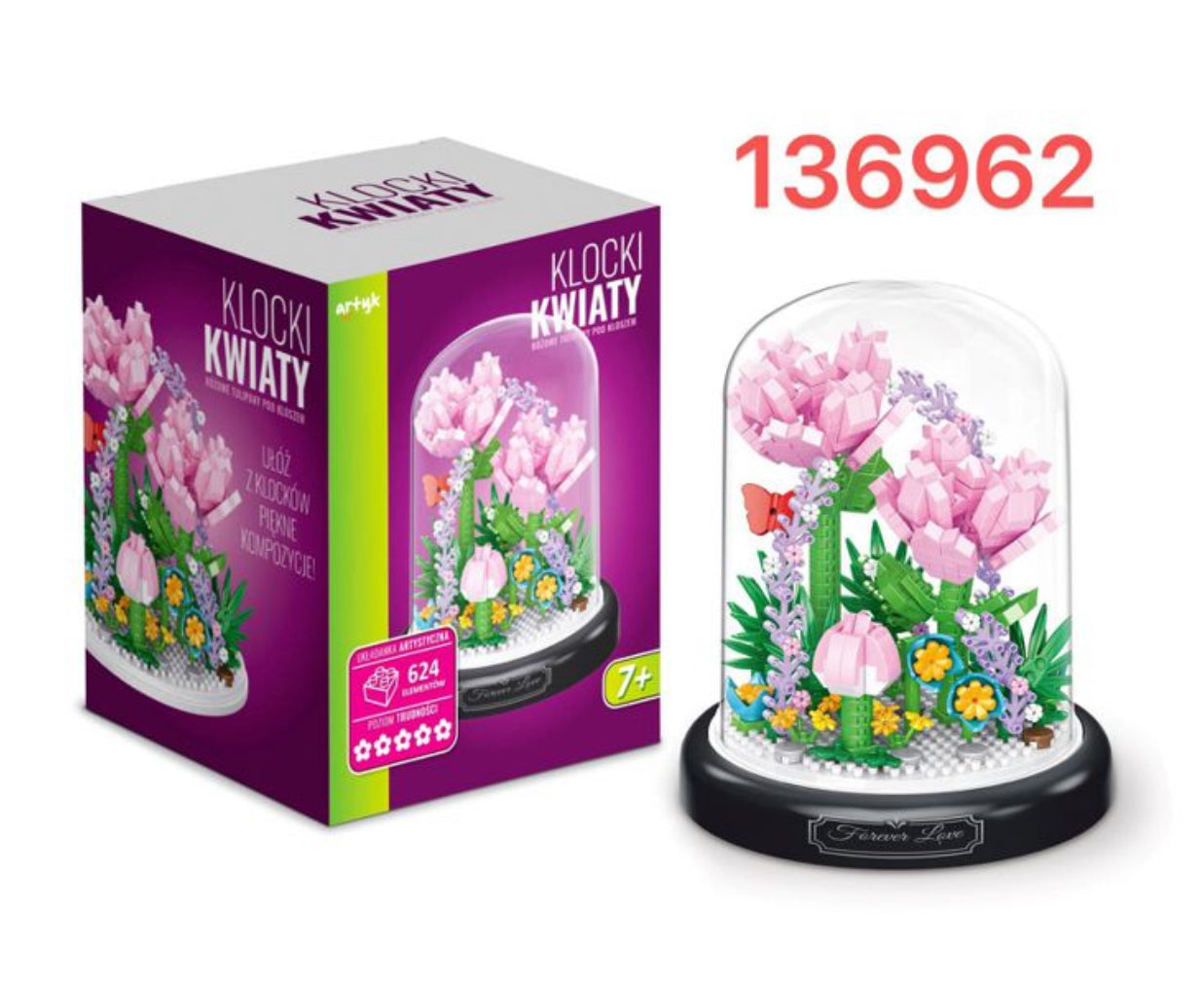 KLOCKI KWIATY