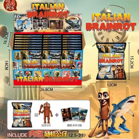 SASZETKA Z FIGURKĄ BRAINROT
