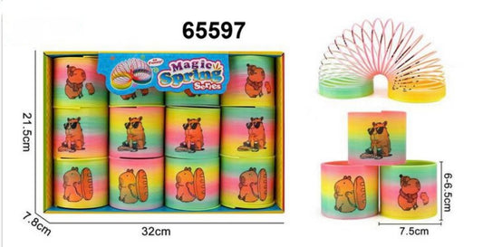 ZABAWKA SPRING RAINBOW CAPYBARA