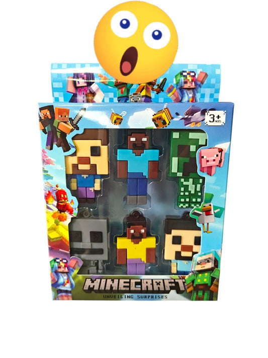 ZESTAW FIGUREK MINECRAFT