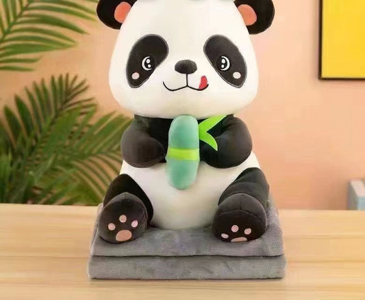 MASKOTKA PANDA Z KOCYKIEM
