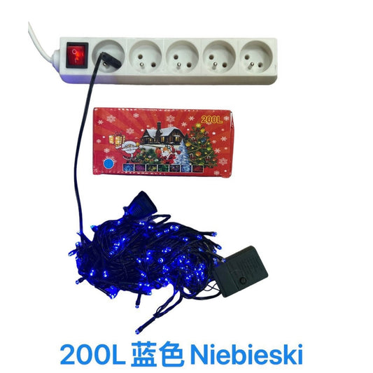 LAMPKI CHOINKOWE 200L NIEBIESKI