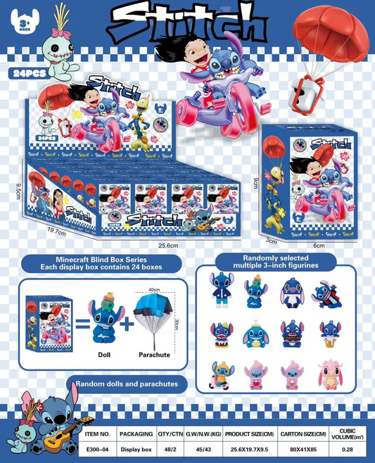 FIGURKA STITCH Z SPADOCHRONEM