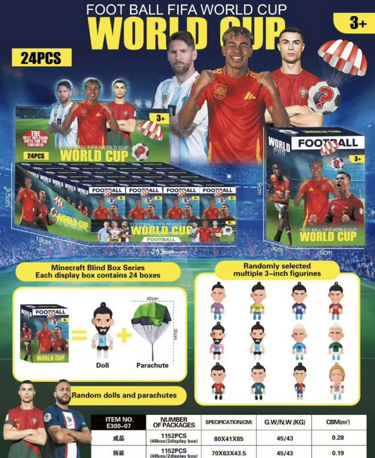 FIGURKA PIŁKARZE Z SPADOCHRONEM