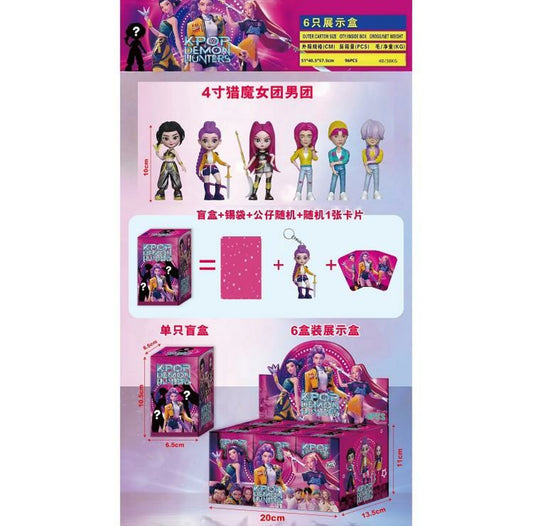 FIGURKA KPOP Z KARTAMI 4 INCHES