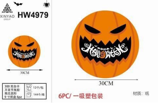 TALERZ KARTONOWY HALLOWEEN