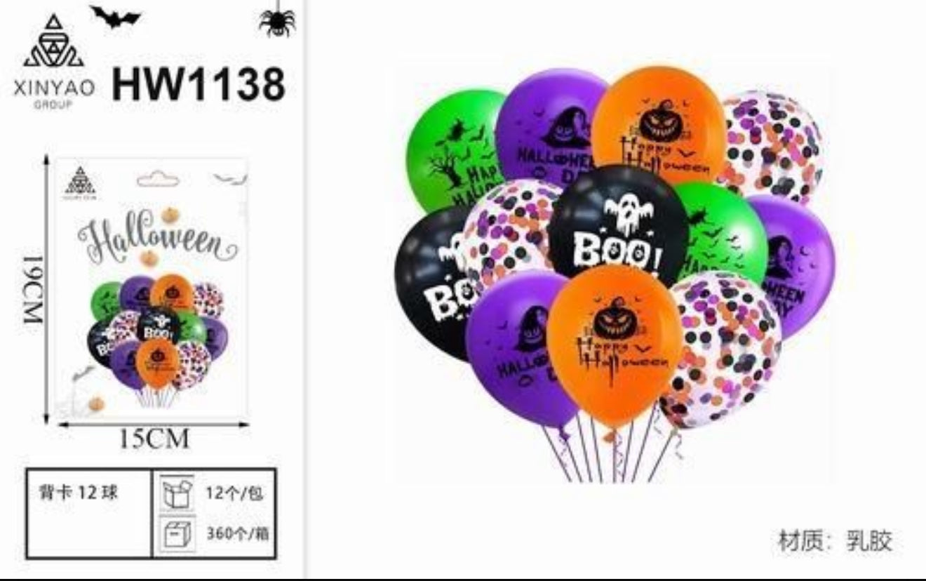 AKCESORIA NA HALLOWEEN BALONY