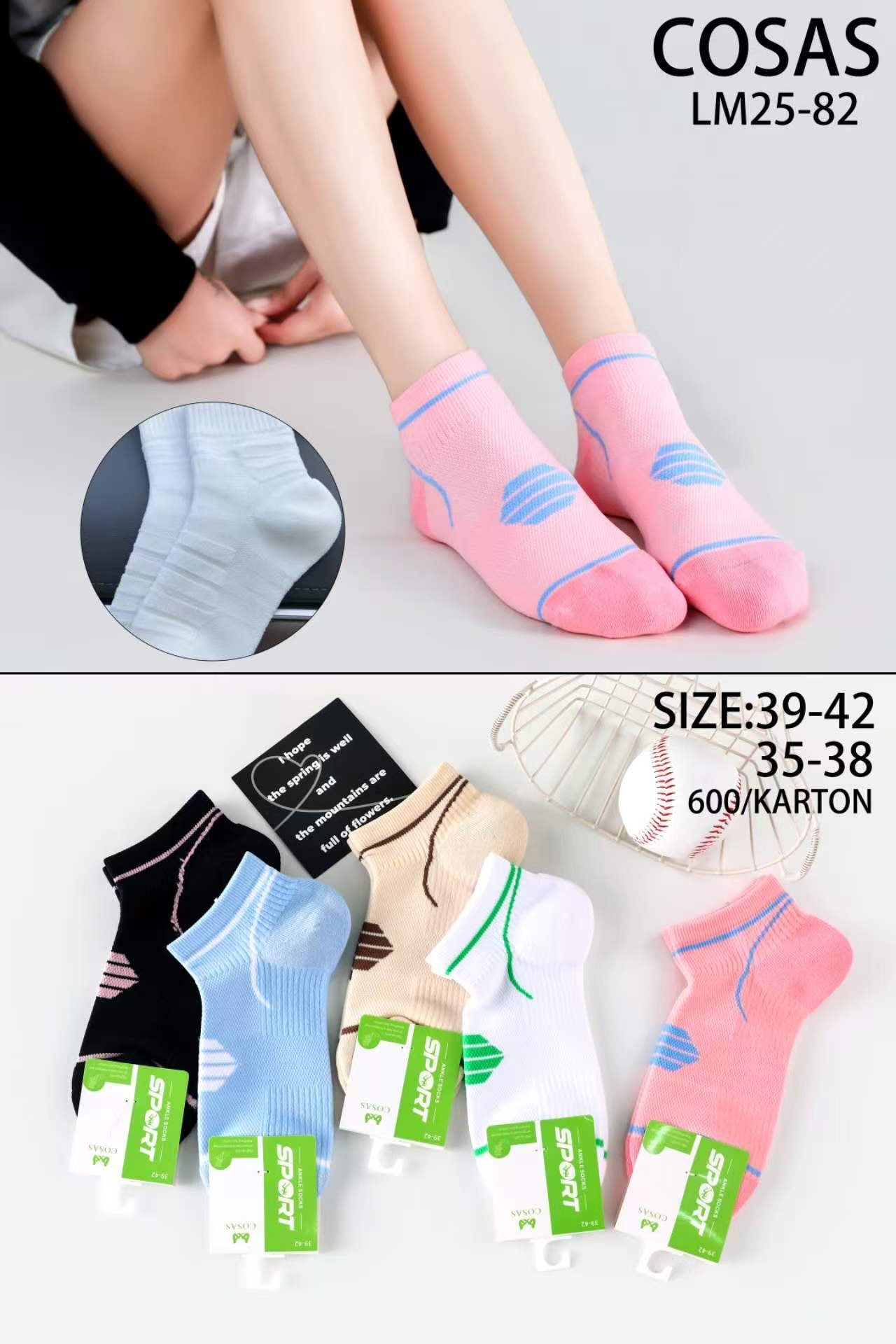 SKARPETY DAMSKIE 95% COTTON