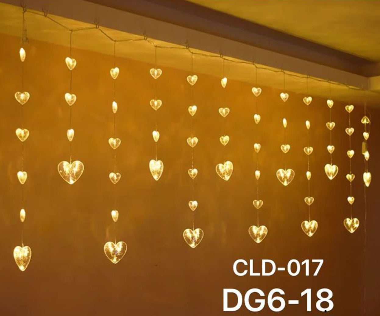 GIRLANDA ŚWIETLNA 15CM BATERYJNE CZARNY 108L