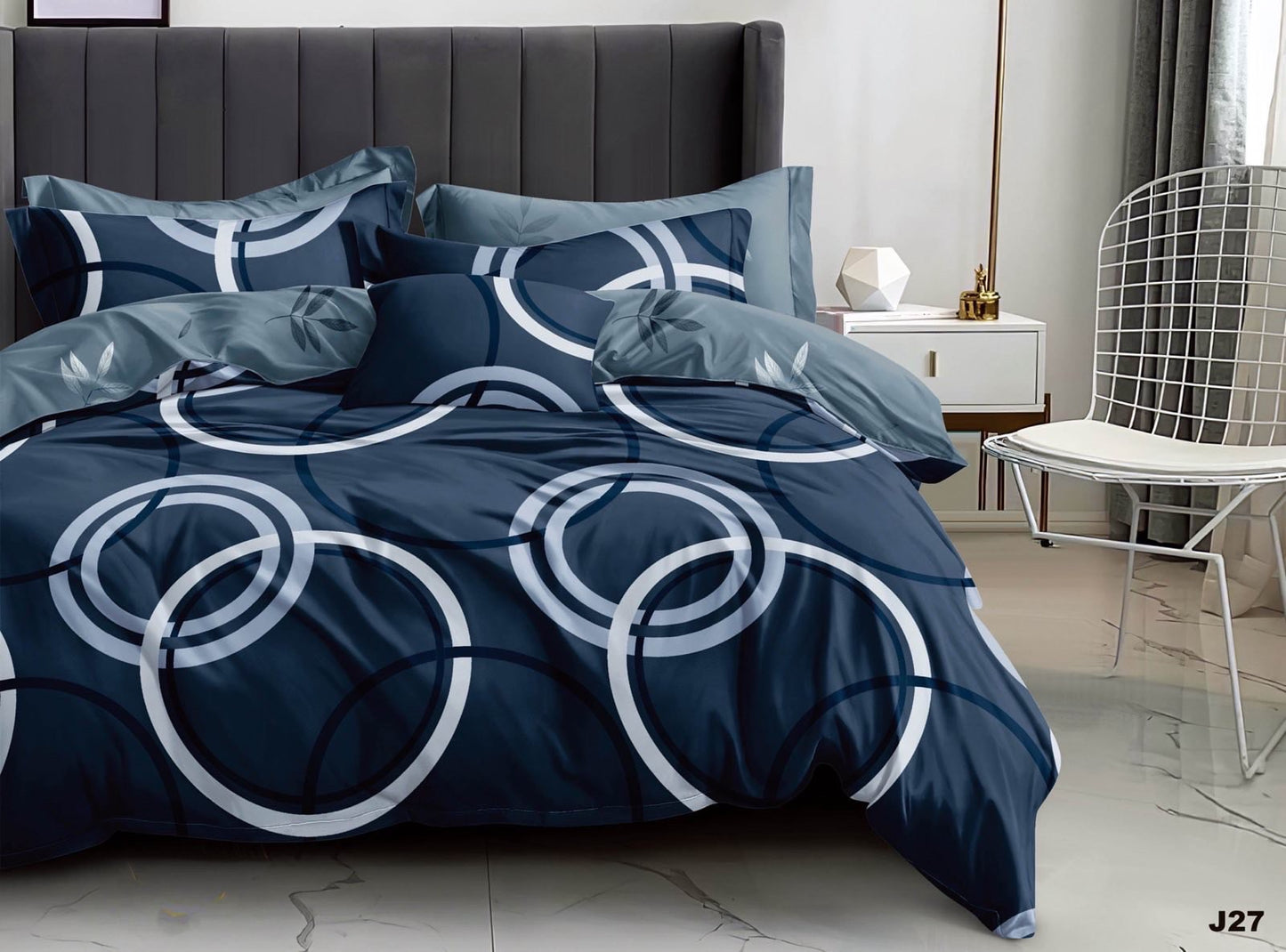 KOMPLET POŚCIELI 5D 100% SATYNA-BAWEŁNA 4CZ. 200/220