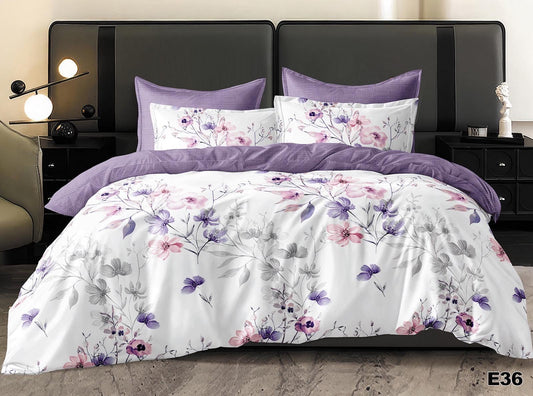 KOMPLET POŚCIELI 5D 100% SATYNA-BAWEŁNA 4CZ. 200/220