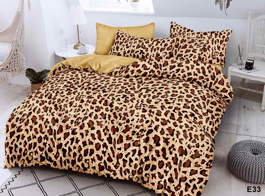 KOMPLET POŚCIELI 5D 100% SATYNA-BAWEŁNA 4CZ. 200/220