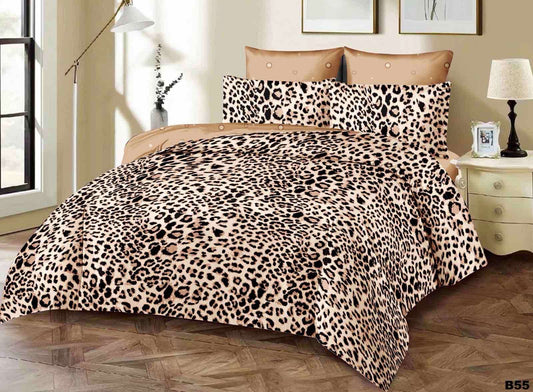 KOMPLET POŚCIELI 5D 100% SATYNA-BAWEŁNA 4CZ. 200/220