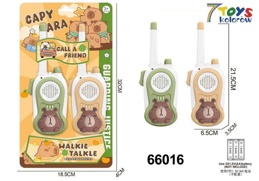 ZABAWKOWY KRÓTKOFALOWA WALKI TALKI CAPYBARA
