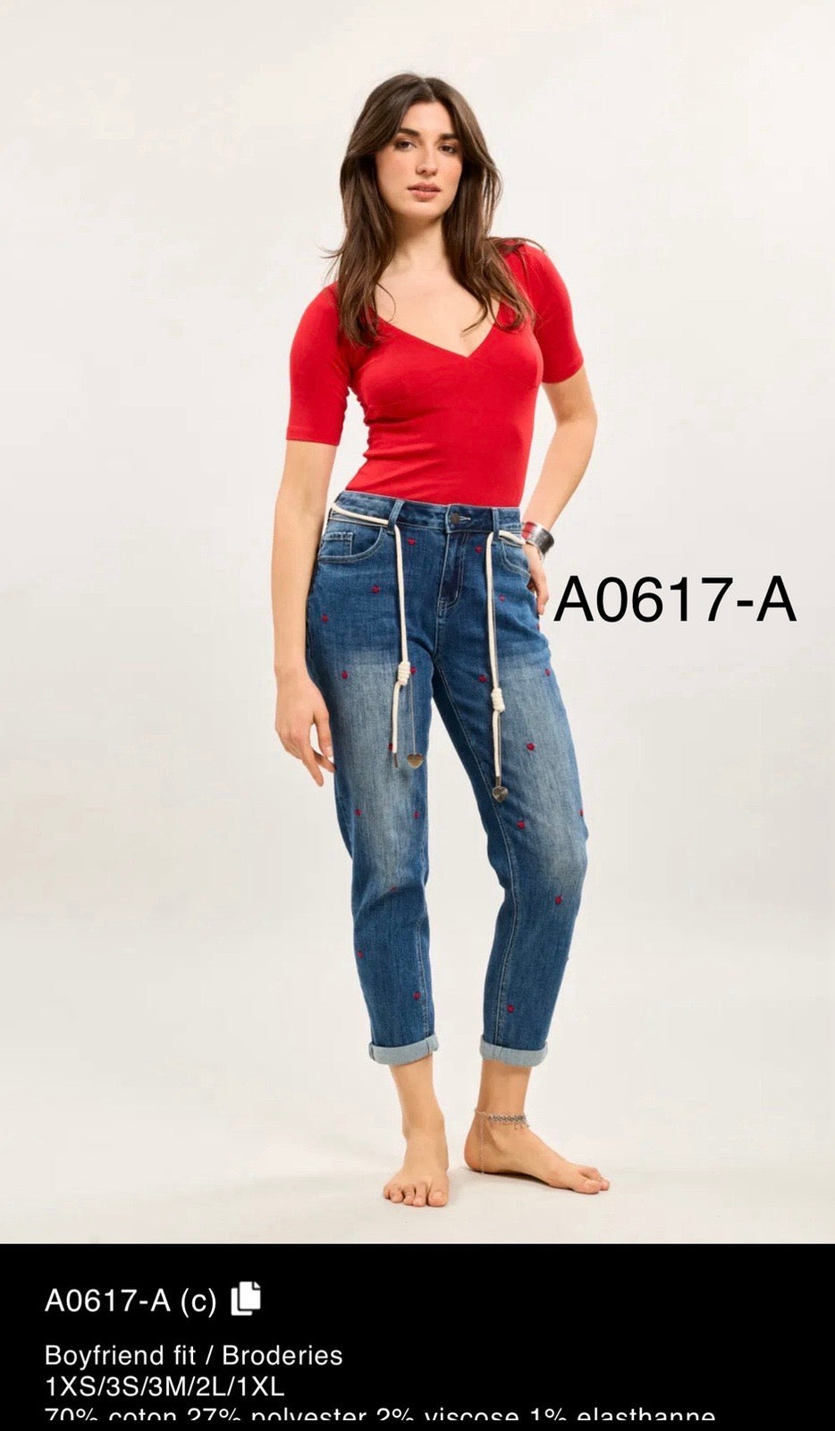 JEANSY BOYFRIEND FIT (XS-XL)