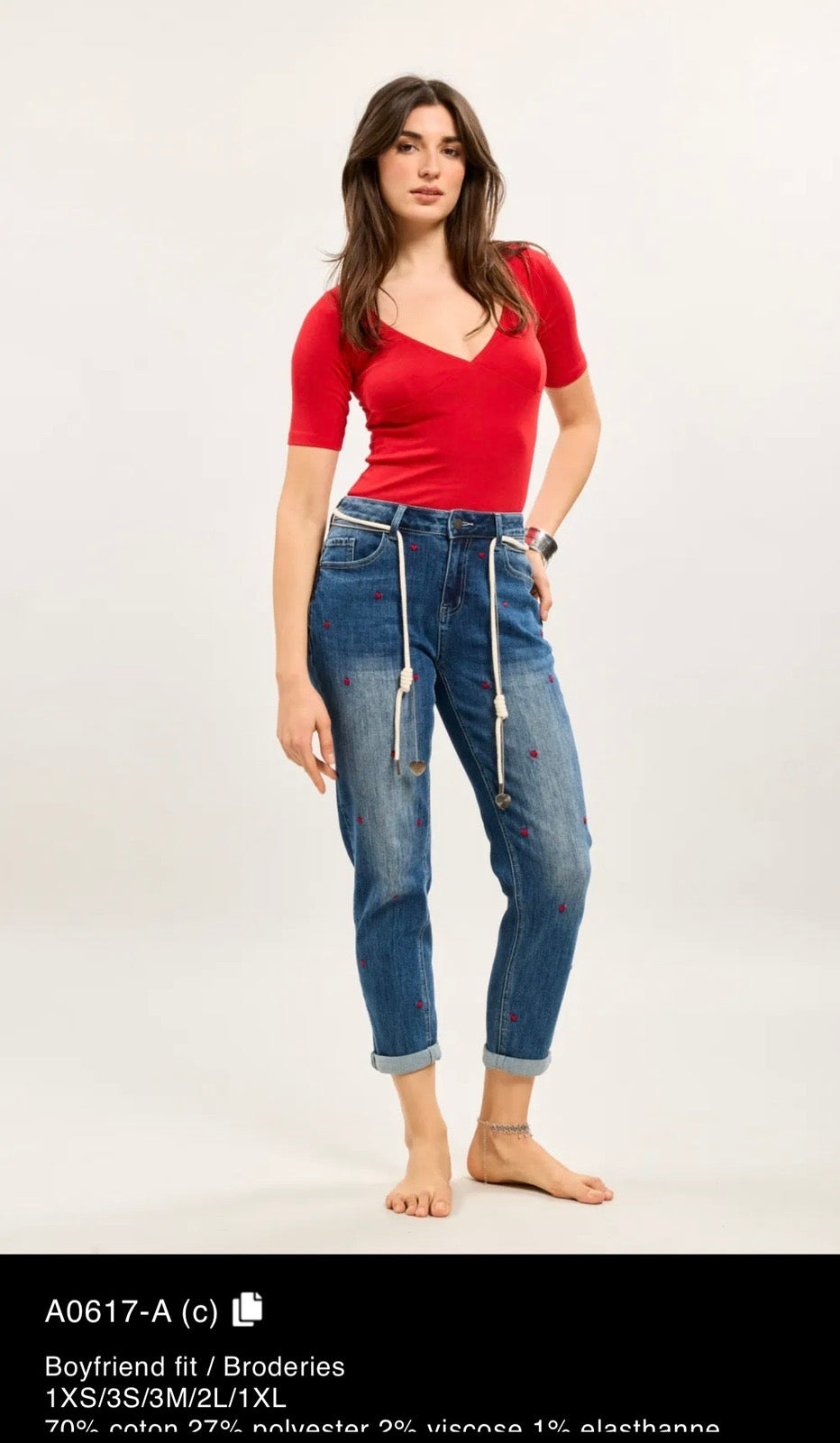 JEANSY BOYFRIEND FIT (XS-XL)