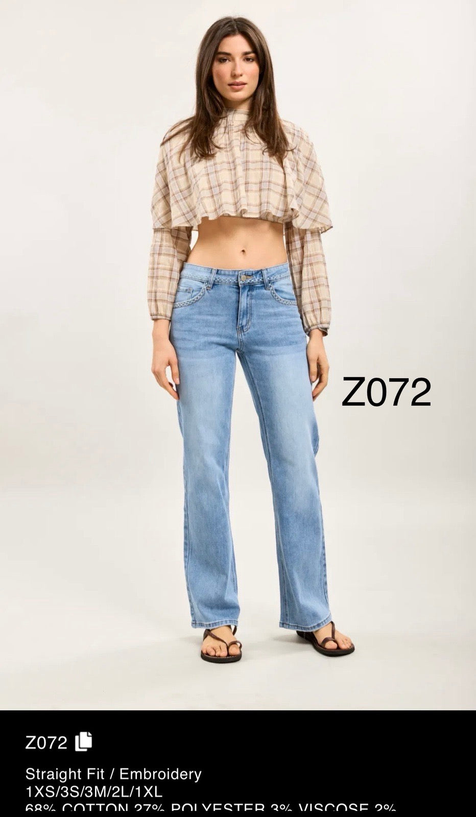 JEANSY STRAIGHT FIT (XS-XL)