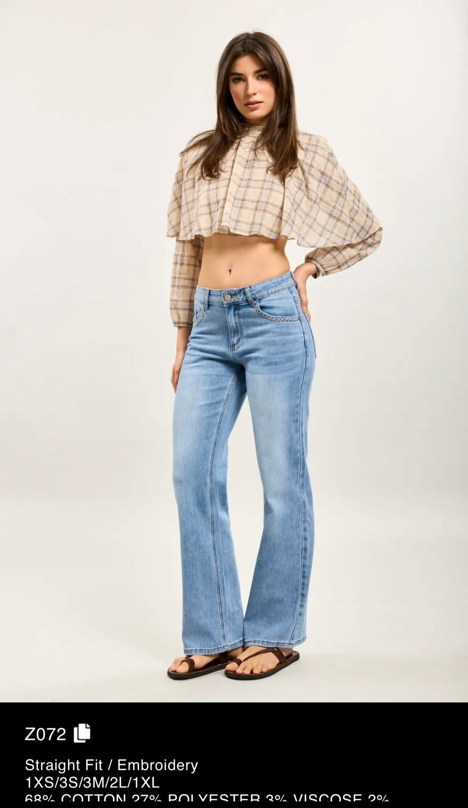 JEANSY STRAIGHT FIT (XS-XL)