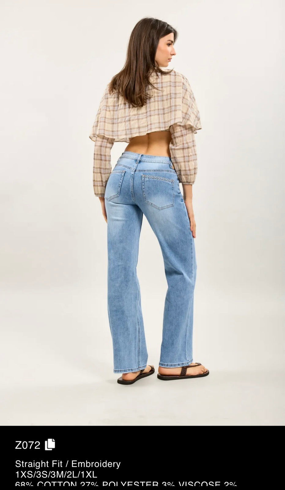 JEANSY STRAIGHT FIT (XS-XL)