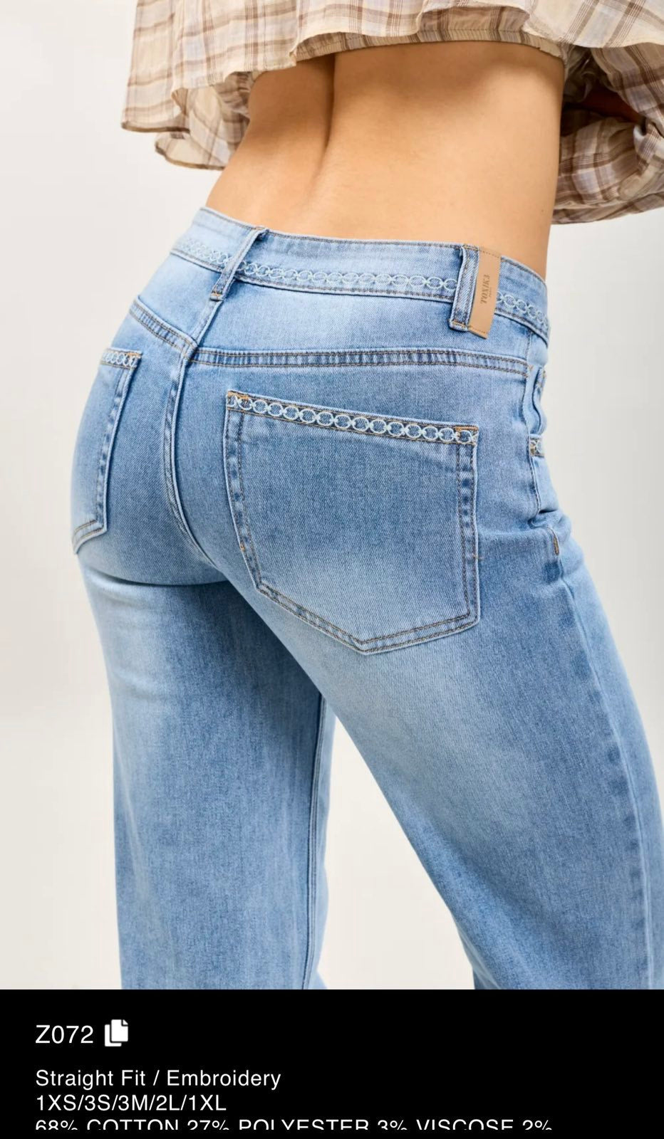 JEANSY STRAIGHT FIT (XS-XL)