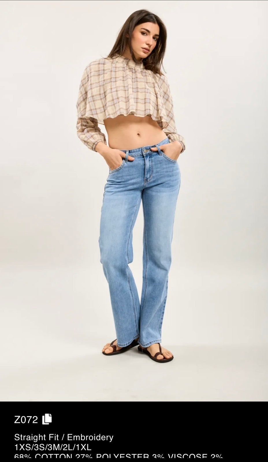 JEANSY STRAIGHT FIT (XS-XL)