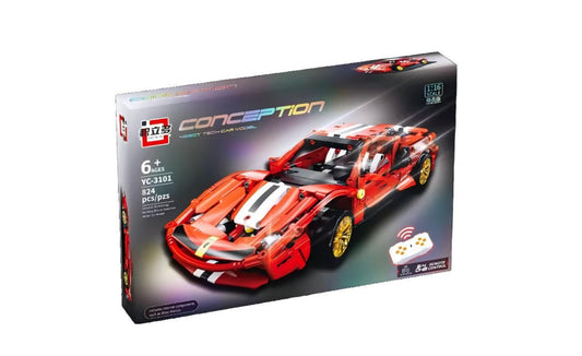 KLOCKI SAMOCHÓD Z PILOTEM USB
