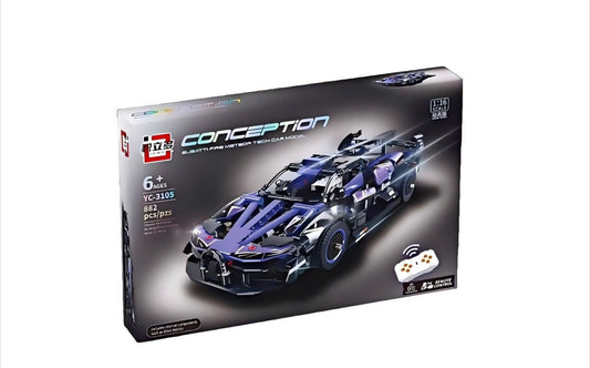 KLOCKI SAMOCHÓD Z PILOTEM USB